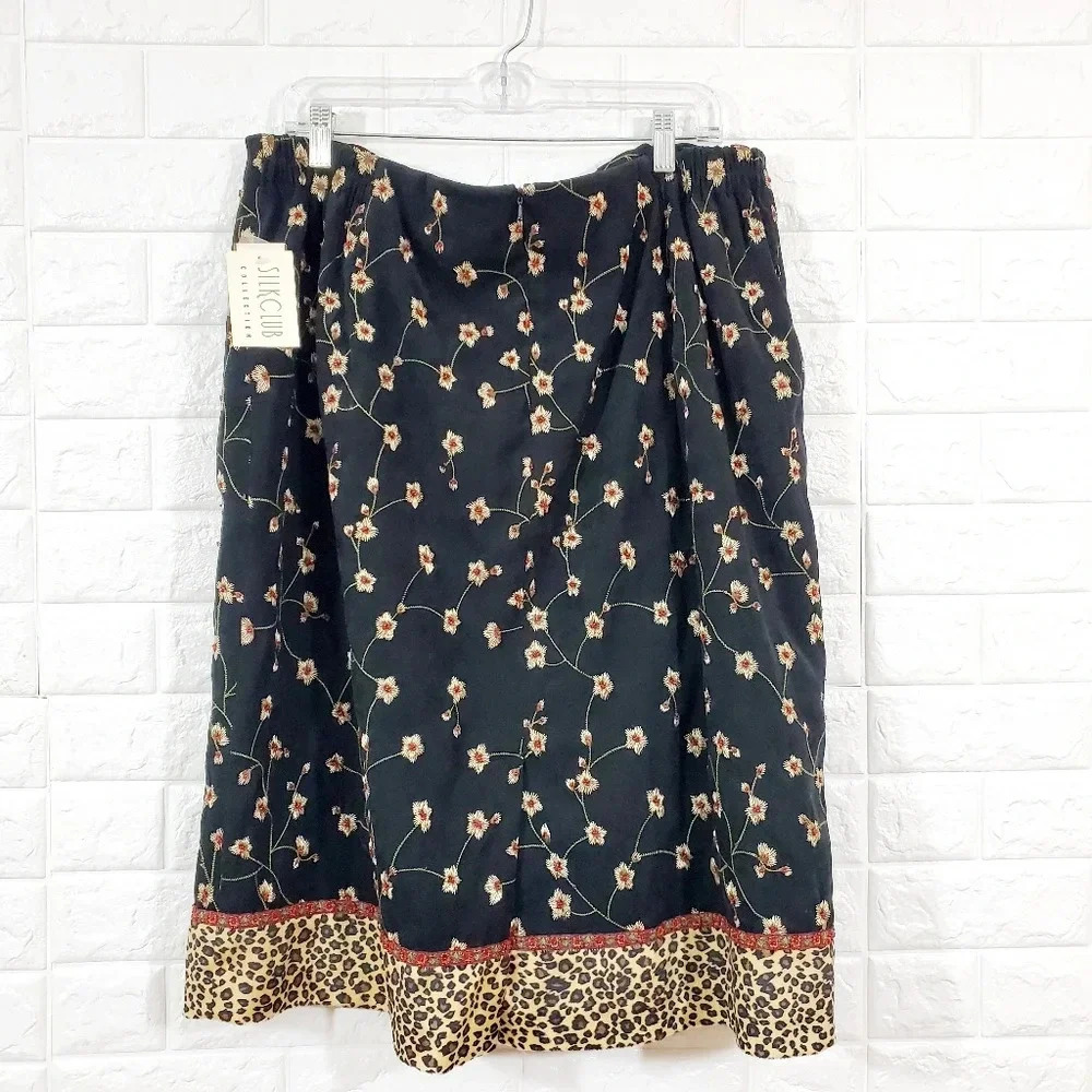 NWT SILK CLUB COLLECTION SKIRT.SIZE 2x